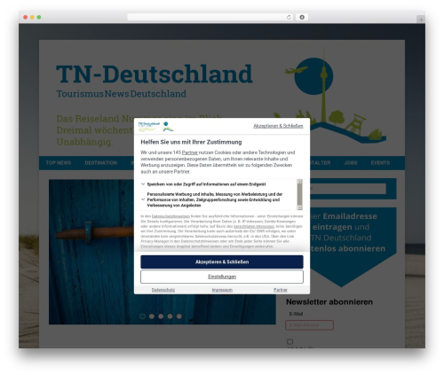 Newsletter2Go free WordPress plugin - tn-deutschland.com