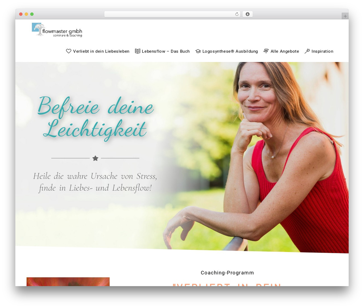 OceanWP WordPress theme - flowmastercoaching.com