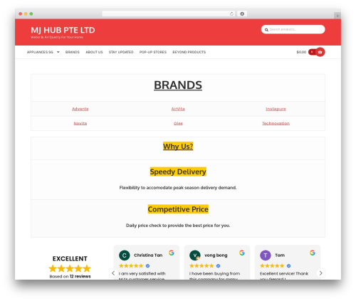 Pharmacy WordPress theme - mjhub.biz