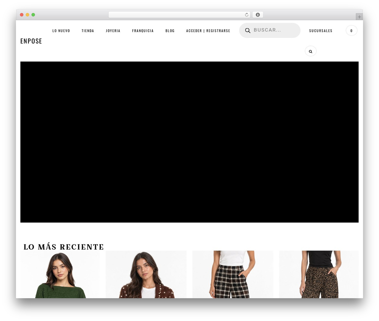 Reverse WordPress theme - enpose.mx