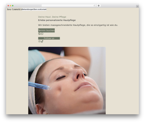 Theme WordPress SolarOne - java-cosmetics.ch
