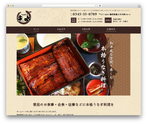 WordPress theme Themify Basic - unagi-mondo.com