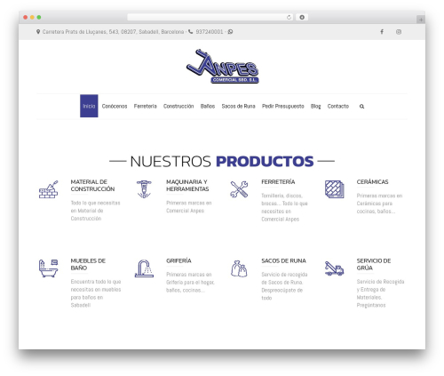 WordPress theme TileMax - comercialanpes.com
