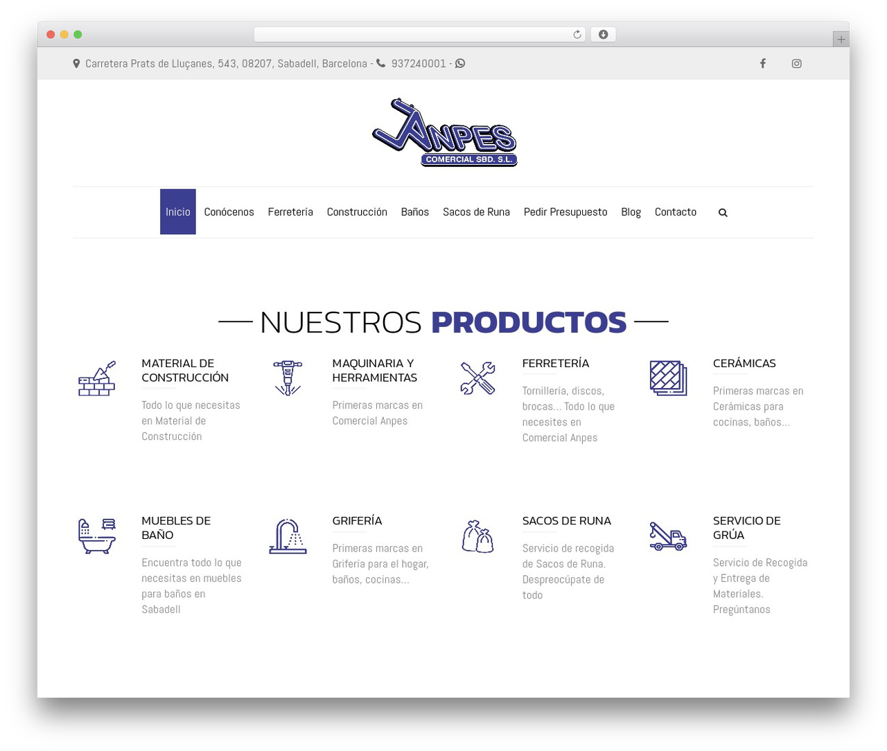 WordPress theme TileMax Child - comercialanpes.com