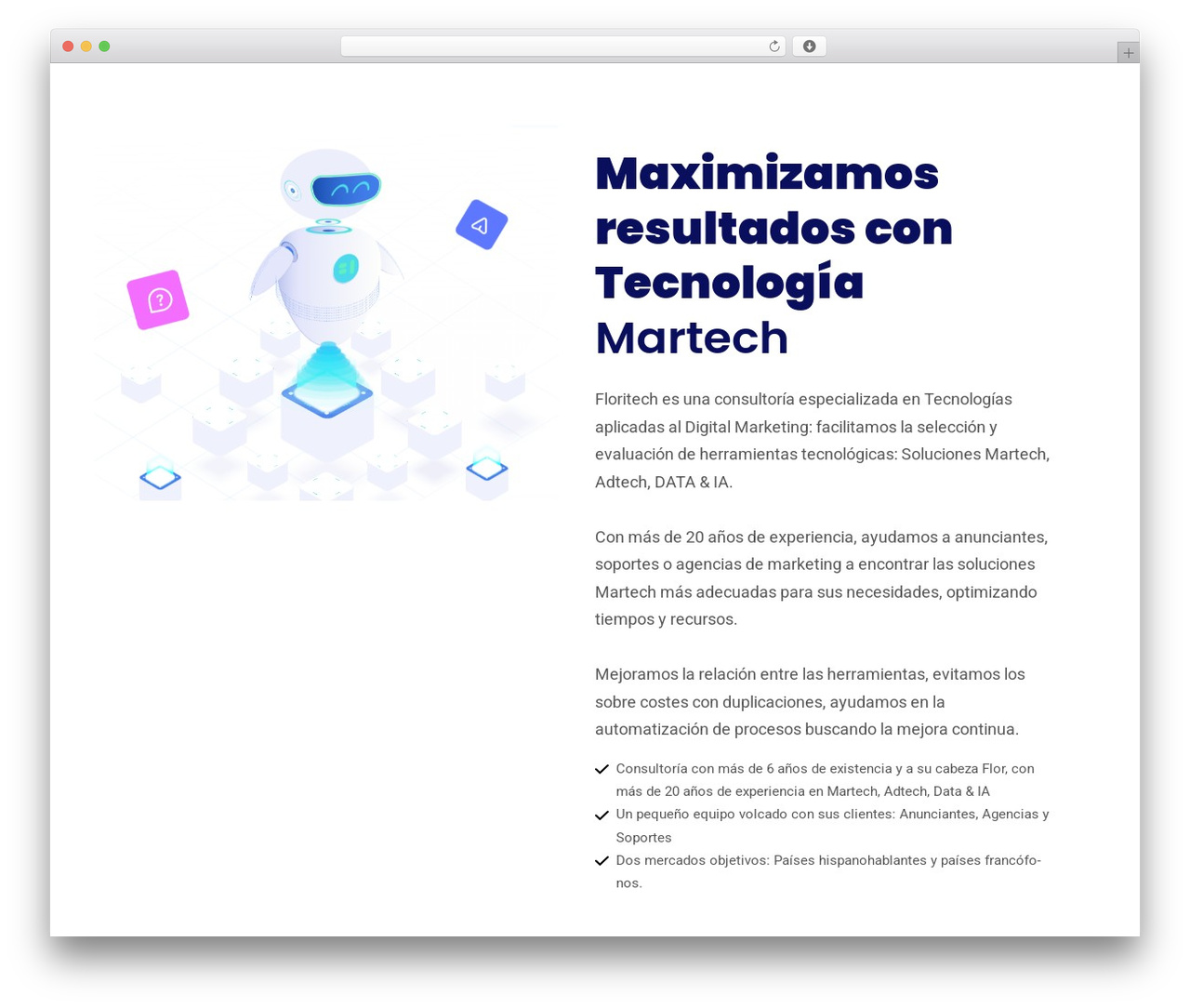 WordPress website theme Constructor - floritechdigital.com