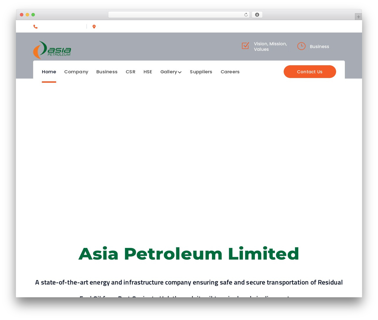 Bauer theme WordPress - asiapetroleum.com