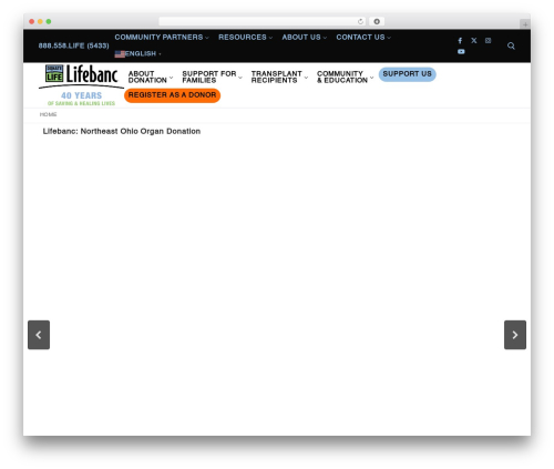 Customify WordPress theme - lifebanc.org