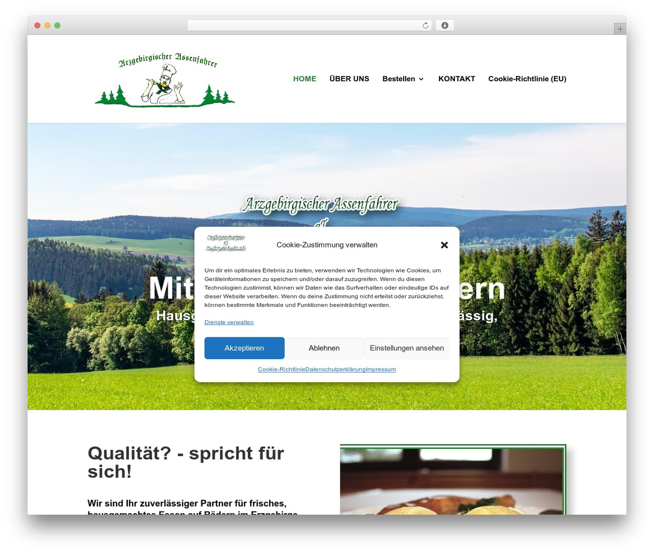 Divi theme WordPress - arzgebirgischerassenfahrer.de