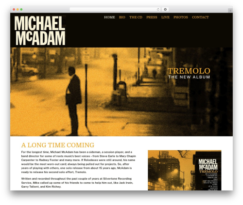 Divi WordPress theme - michaelmcadam.com