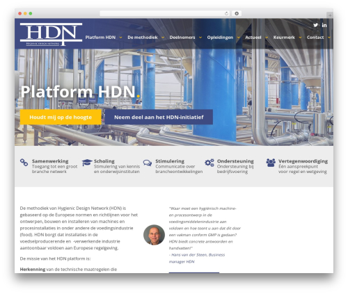 Fuze framework theme WordPress - hdn4food.com