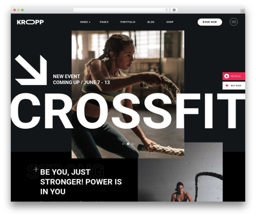 Kropp WordPress theme - kropp.qodeinteractive.com