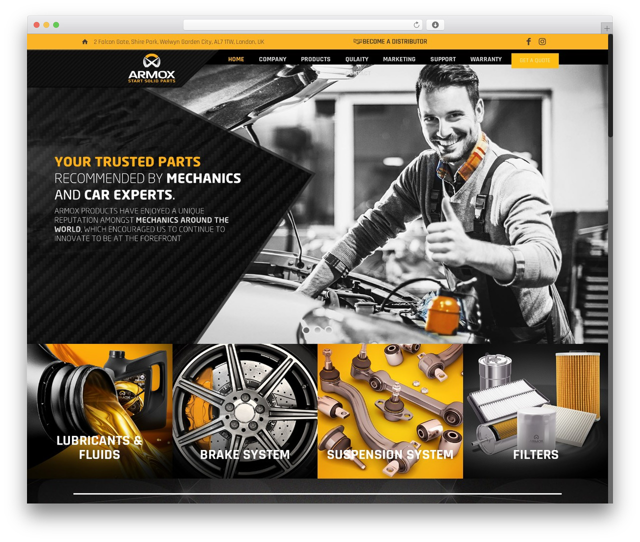 PIXEL theme WordPress - armoxautos.com