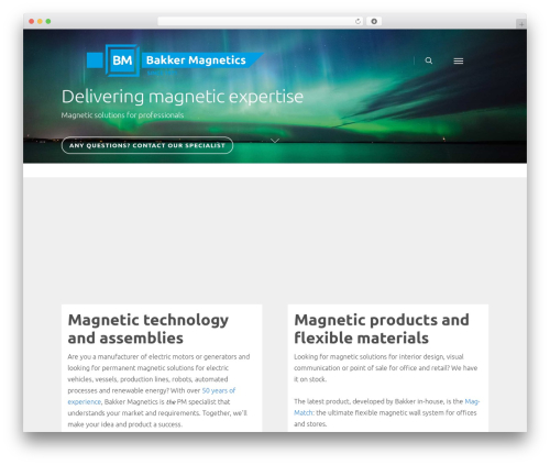 Custom page templates WordPress plugin - bakkermagnetics.com