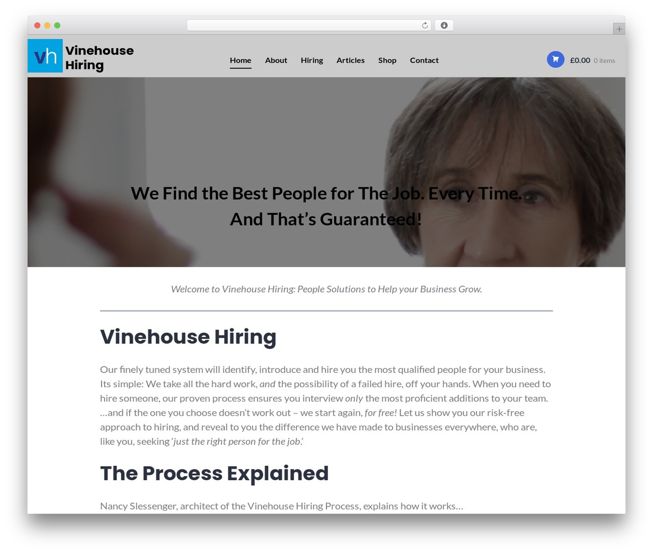 Stackable WordPress theme design - vinehousehiring.com