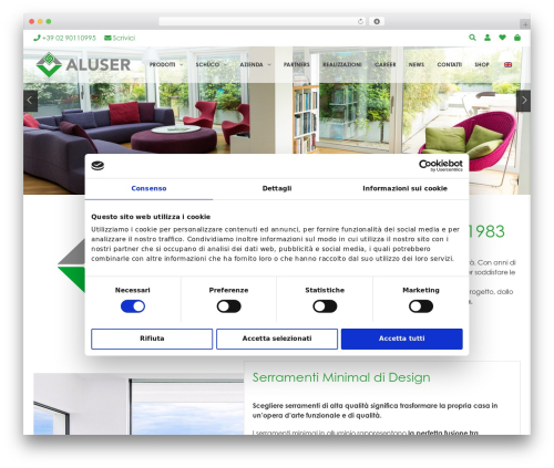 Theme WordPress Aluser - aluser.com