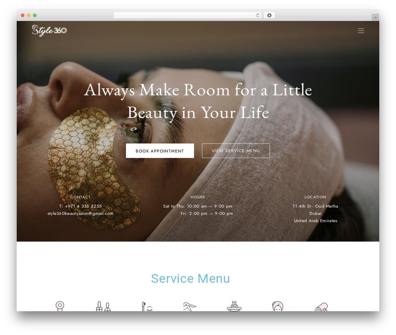 Theme WordPress Cherie - style360beautysalon.com Theme WordPress Cherie - style360beautysalon.com