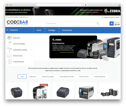 WordPress theme Digi Theme - codebar.mx