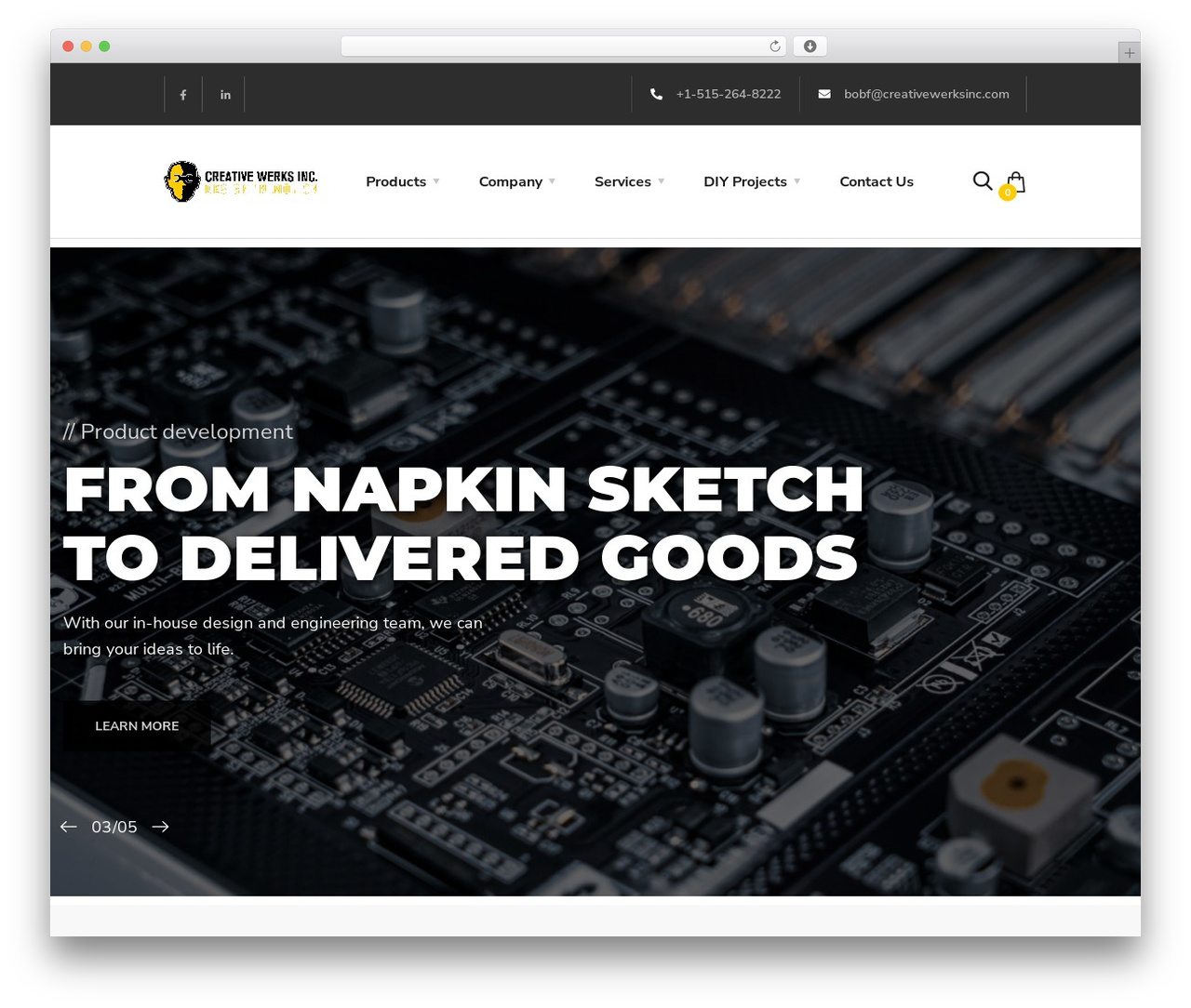 WordPress theme Engitech - creativewerksinc.com WordPress theme Engitech - creativewerksinc.com