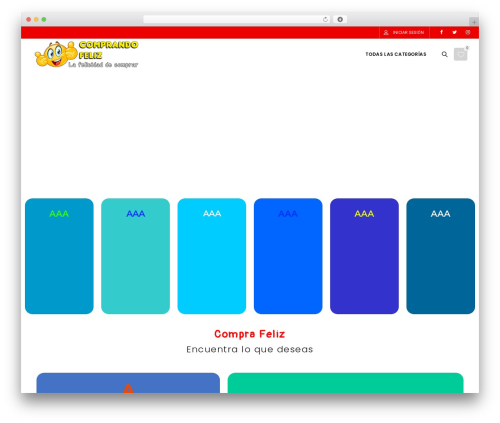 WP theme pinkmart - comprandofeliz.com
