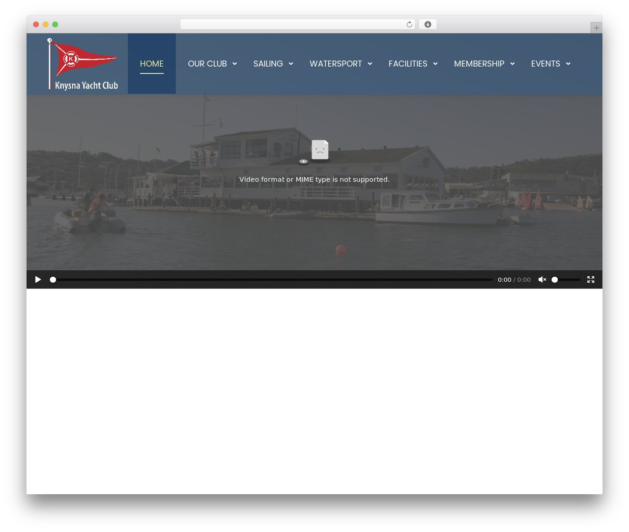 WP theme Complete - knysnayachtclub.com