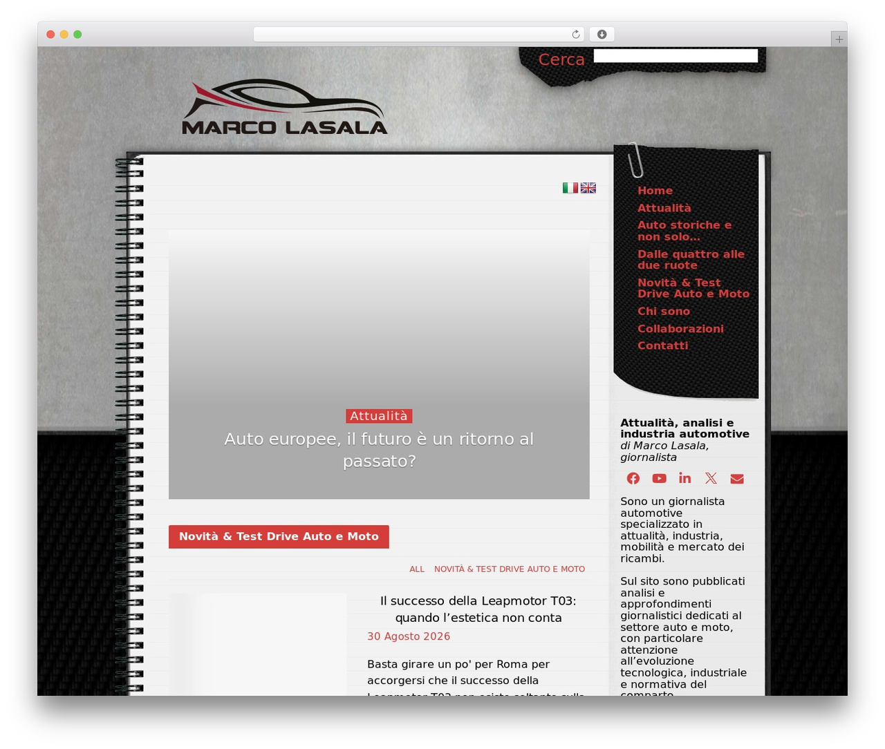 Authors Notepad top WordPress theme - marcolasala.it Authors Notepad top WordPress theme - marcolasala.it