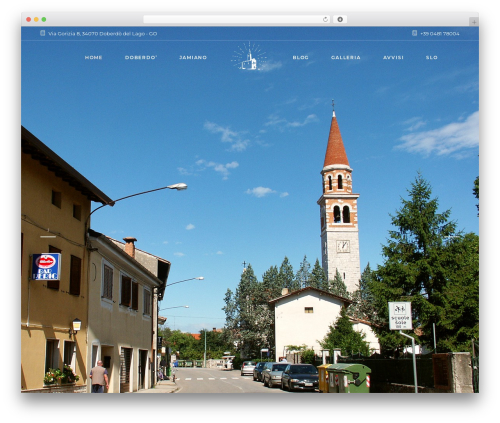 chapel theme WordPress - parrocchiadoberdo.it