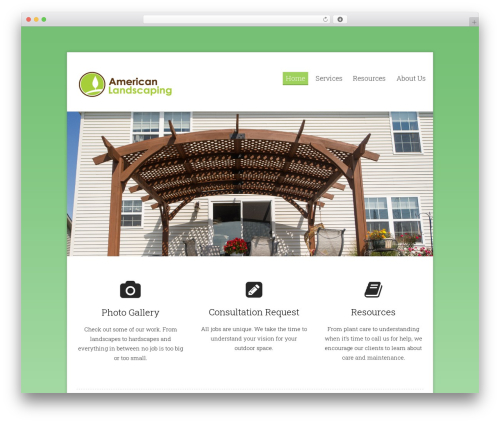 Compass Pro Responsive Theme WordPress theme - americanlandscapingci.com