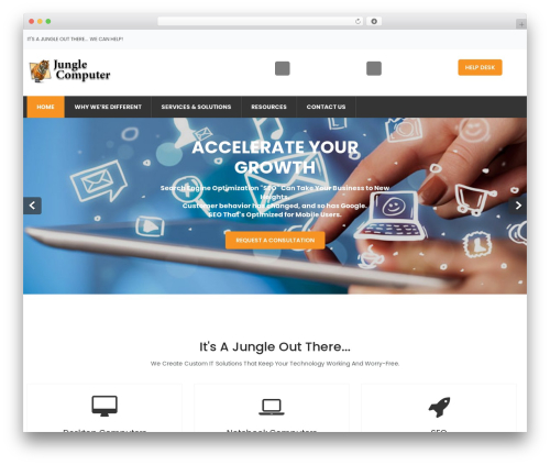Computer Pro WordPress theme - junglecomputer.com Computer Pro WordPress theme - junglecomputer.com
