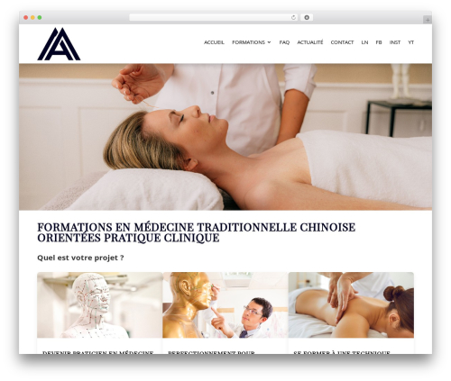 Divi theme WordPress - alderaan-formation.fr