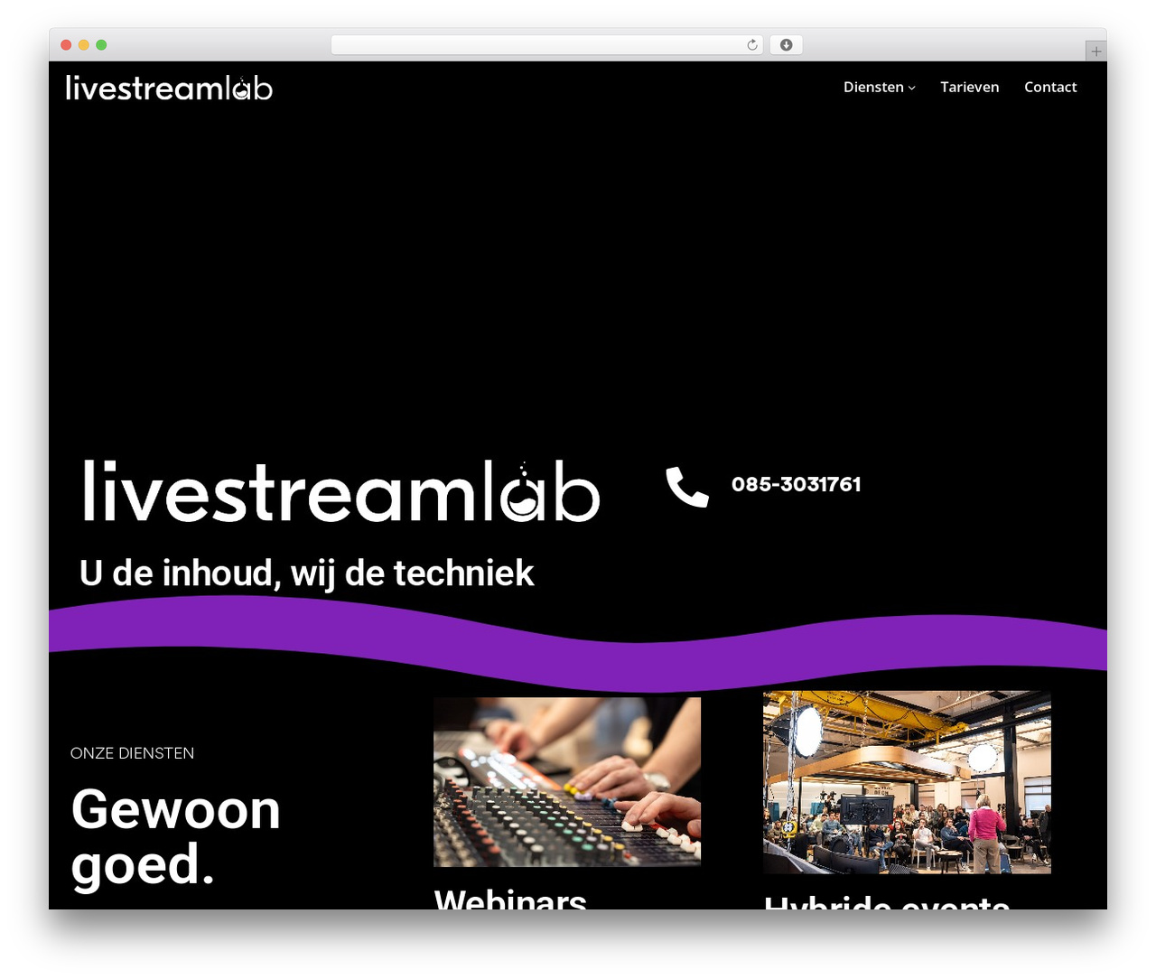instance wp WordPress theme - livestreamlab.nl