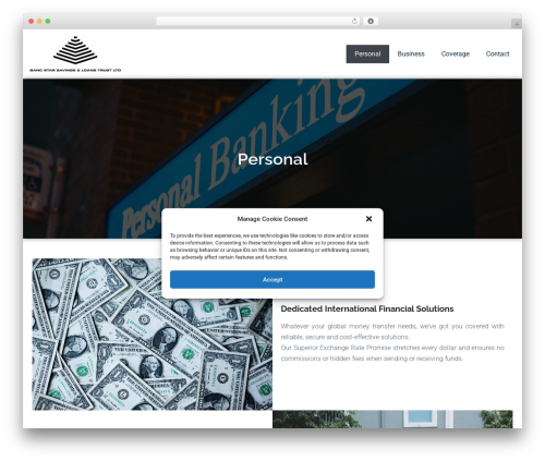 Tryo WordPress theme - banc-star.com