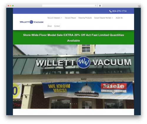 WordPress theme Divi - willettvac.com