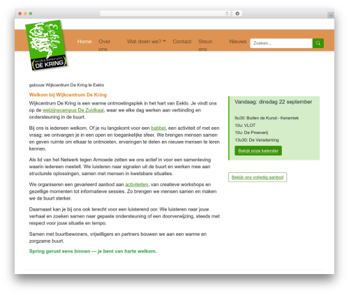 WordPress theme Understrap - wijkcentrumdekring.be