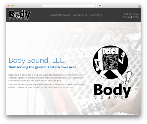 WordPress website theme Beaver Builder Theme - bodysoundllc.com