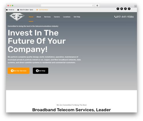 WP theme Solatec - btscable.com