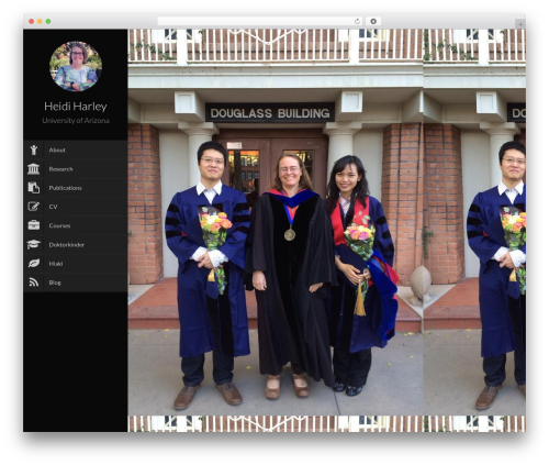 Faculty theme WordPress - heidiharley.com