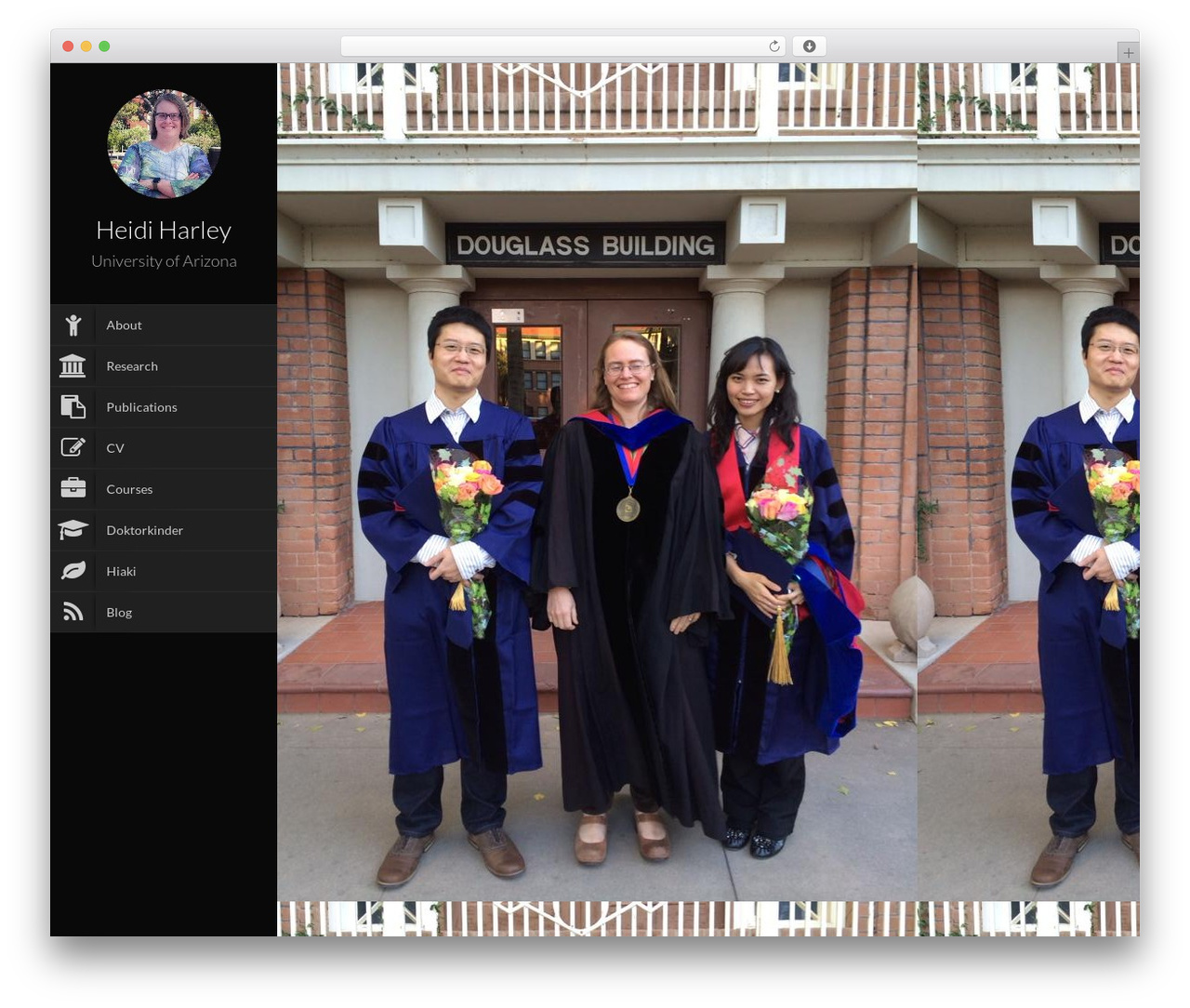 Faculty theme WordPress - heidiharley.com