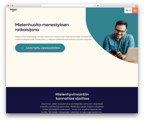 flexer WordPress theme - happihealth.com