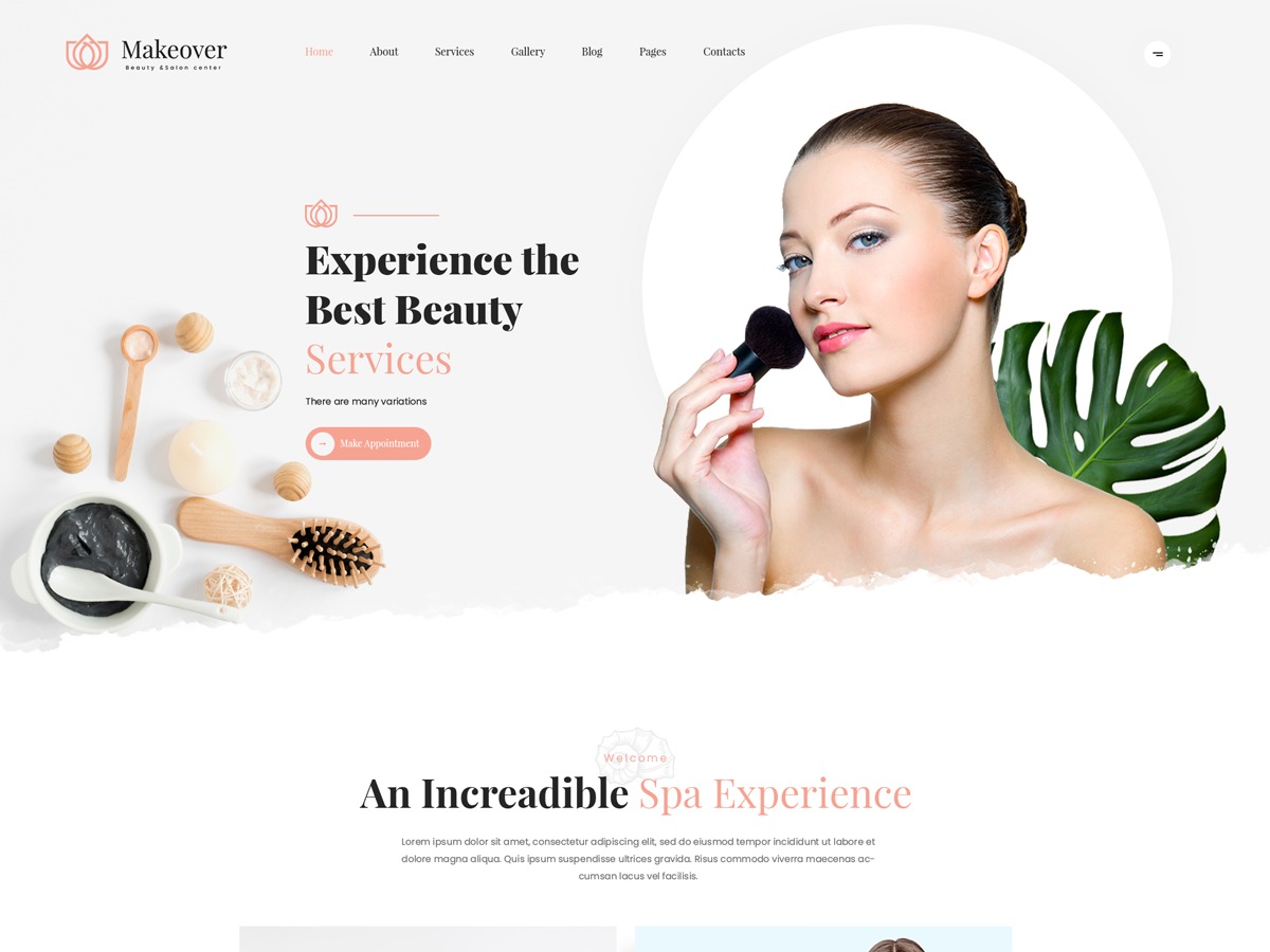 makeover Child WordPress theme by ThemeWar