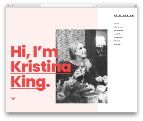 Ukko WP WordPress theme - kristinamarieking.com