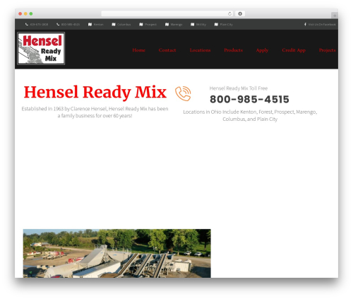 SKT Page Builder (skt-builder) free WordPress plugin - henselreadymix.com SKT Page Builder (skt-builder) free WordPress plugin - henselreadymix.com
