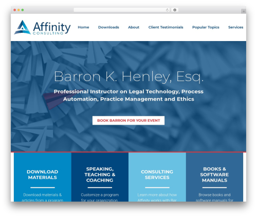 Affinity Speaker Theme WordPress theme - barronhenley.com