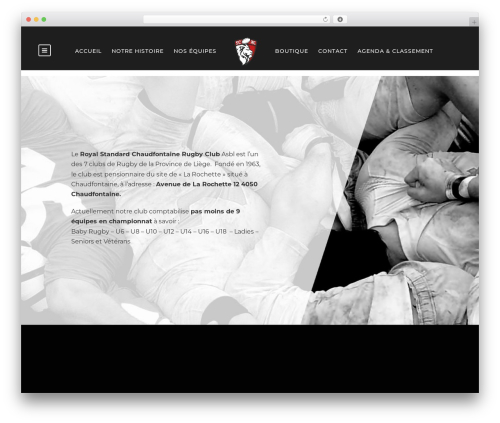 BigSlam WP theme - standard-rugby.be