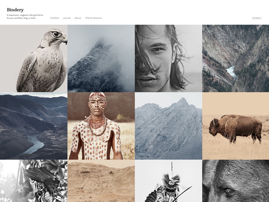Bindery theme WordPress by Pixel Union