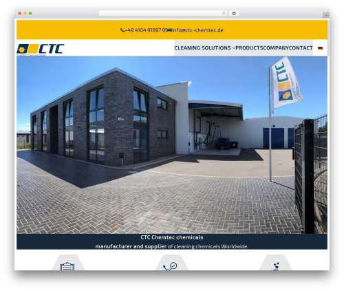 Icon block WordPress plugin - ctc-chemtec.de