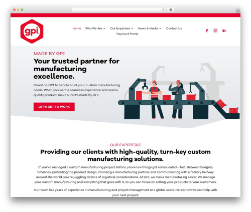 Divi theme WordPress - madebygpi.com