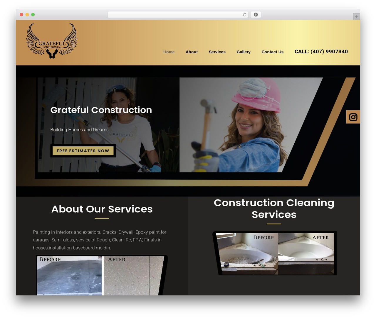 Divi WordPress theme - gratefulconstructions.com