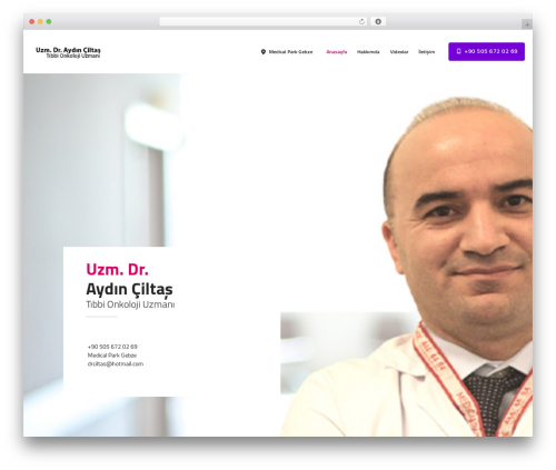 Dr.Patterson WordPress theme - aydinciltas.com