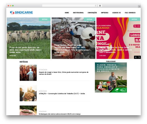 Select news WordPress plugin - sindicarnegoias.org.br