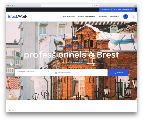 Fioxen WordPress theme - brest.work